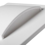Sieninis šviestuvas ERINUS LED L B-WW 0,8W 12V DC 3000K 15lm IP20 Plastikas Juoda