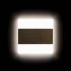 Sieninis šviestuvas TERRA LED PIR B-WW 0,8W 12V DC 3000K 13lm IP20 Poliruotas nerūdijantis plienas Plastikas Juoda
