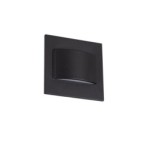 Sieninis šviestuvas ERINUS LED LL B-WW 1,5W 12V DC 3000K 30lm IP20 Plastikas Juoda