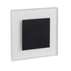 Sieninis šviestuvas APUS LED B-NW 0,8W 12V DC 4000K 14lm IP20 Poliruotas nerūdijantis plienas Plastikas Juoda