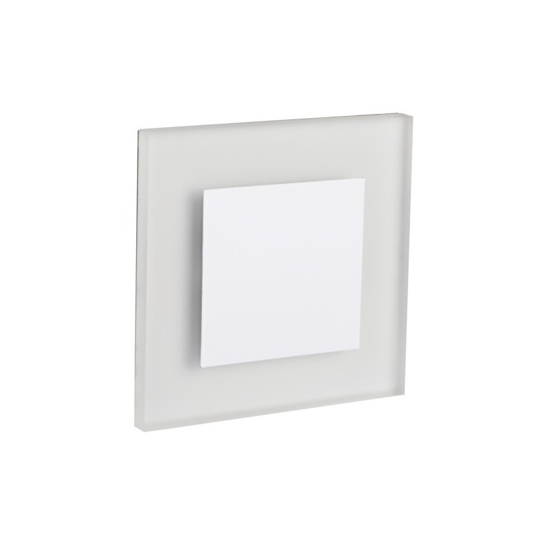 Sieninis šviestuvas APUS LED W NW 0,8W 12V DC 4000K 14lm IP20 Poliruotas nerūdijantis plienas Plastikas Balta