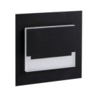 Sieninis šviestuvas SABIK MINI LED B-NW 0,8W 12V DC 4000K 14lm IP20 Poliruotas nerūdijantis plienas Plastikas Juoda