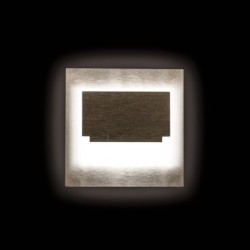 Sieninis šviestuvas SABIK MINI LED B-NW 0,8W 12V DC 4000K 14lm IP20 Poliruotas nerūdijantis plienas Plastikas Juoda