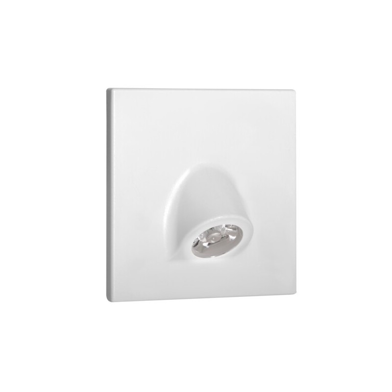 Sieninis šviestuvas MEFIS LED W NW 0,7W 12V DC 4000K 35lm IP20 Plastikas Balta