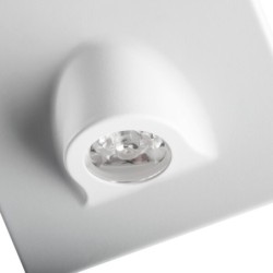 Sieninis šviestuvas MEFIS LED W NW 0,7W 12V DC 4000K 35lm IP20 Plastikas Balta
