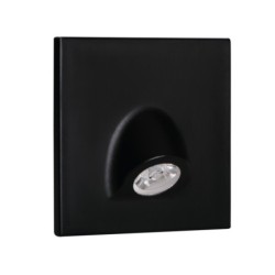 Sieninis šviestuvas MEFIS LED B-NW 0,7W 12V DC 4000K 35lm IP20 Plastikas Juoda
