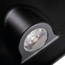 Sieninis šviestuvas MEFIS LED B-NW 0,7W 12V DC 4000K 35lm IP20 Plastikas Juoda
