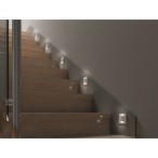 Sieninis šviestuvas ERINUS LED LL W WW 1,5W 12V DC 3000K 30lm IP20 Plastikas Balta