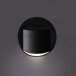 Sieninis šviestuvas ERINUS LED O B-NW 0,8W 12V DC 4000K 15lm IP20 Plastikas Juoda