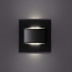 Sieninis šviestuvas ERINUS LED LL B-NW 1,5W 12V DC 4000K 30lm IP20 Plastikas Juoda