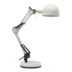 Stalinis šviestuvas PIXA KT-40-W E14 230V Plastikas, metalas Metalas Balta
