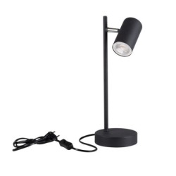 Stalinis šviestuvas EVALO TL GU10 B-SR PAR16 230V Aliuminio lydinys Juoda