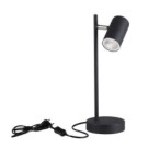 Stalinis šviestuvas EVALO TL GU10 B-SR PAR16 230V Aliuminio lydinys Juoda