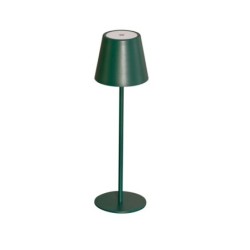 Stalinis šviestuvas INITA LED IP54 GN SMD 1,2W 3,7 DC 18650 ACCU 3000K 165lm Metalas, Aliuminio lydinys Žalia