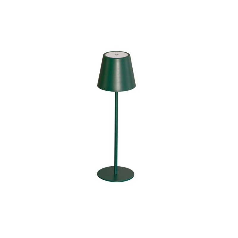 Stalinis šviestuvas INITA LED IP54 GN SMD 1,2W 3,7 DC 18650 ACCU 3000K 165lm Metalas, Aliuminio lydinys Žalia