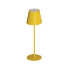 Stalinis šviestuvas INITA LED IP54 Y SMD 1,2W 3,7 DC 18650 ACCU 3000K 165lm Metalas, Aliuminio lydinys Geltona