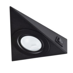 Baldinis šviestuvas ZEPO LFD-T02/S-B G4 12V AC/DC IP20 Plienas Stiklas Juoda