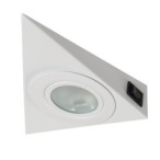 Baldinis šviestuvas ZEPO LFD-T02/S-W G4 12V AC/DC IP20 Plienas Stiklas Balta