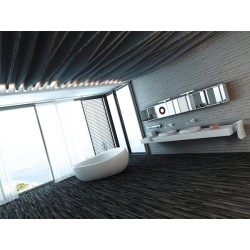 Baldinis šviestuvas ASTIM IP44 8W NW C LED SMD 230V 660lm (Neutrali balta) Aliuminio lydinys Plastikas Balta