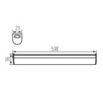 Baldinis šviestuvas MERA LED 10W NW SMD 230V IP20 Plastikas Balta
