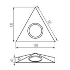 Baldinis šviestuvas ZEPO LFD-T02/S-C/M G4 12V AC/DC IP20 Plienas Stiklas Matinė chromo