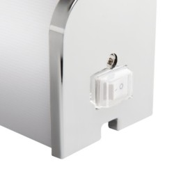 Sieninis šviestuvas ROLSO LED IP44 15W NW SMD 230V 1470lm (Neutrali balta) Aliuminio lydinys Plastikas Balta, chromo