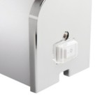 Sieninis šviestuvas ROLSO LED IP44 15W NW SMD 230V 1470lm (Neutrali balta) Aliuminio lydinys Plastikas Balta, chromo