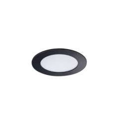 LED Panelė ROUNDA V2LED6W WW B 6W 230V 3000K 270lm IP44/20 (Šilta balta) Aliuminio lydinys Plastikas Juoda