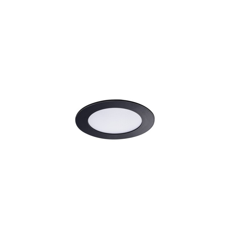 LED Panelė ROUNDA V2LED6W WW B 6W 230V 3000K 270lm IP44/20 (Šilta balta) Aliuminio lydinys Plastikas Juoda