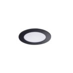 LED Panelė ROUNDA V2LED6W WW B 6W 230V 3000K 270lm IP44/20 (Šilta balta) Aliuminio lydinys Plastikas Juoda