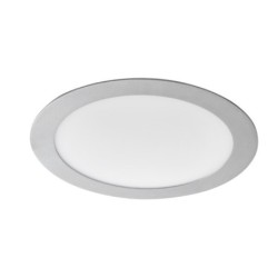 LED Panelė ROUNDA V2LED18W NW SR 18W 230V 4000K 1080lm IP44/20 (Neutrali balta) Aliuminio lydinys Plastikas Sidabro