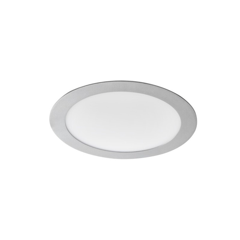 LED Panelė ROUNDA V2LED18W NW SR 18W 230V 4000K 1080lm IP44/20 (Neutrali balta) Aliuminio lydinys Plastikas Sidabro