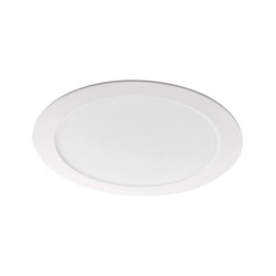 LED Panelė ROUNDA V2LED18W WW W 18W 230V 3000K 1200lm IP44/20 (Šilta balta) Aliuminio lydinys Plastikas Balta