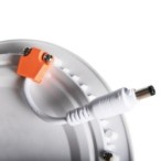 LED Panelė ROUNDA V2LED12W WW W 12W 230V 3000K 720lm IP44/20 (Šilta balta) Aliuminio lydinys Plastikas Balta