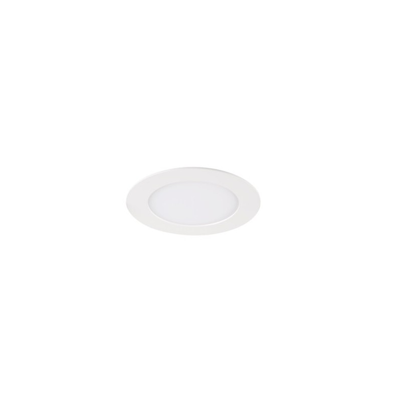 LED Panelė ROUNDA V2LED6W WW W 6W 230V 3000K 300lm IP44/20 (Šilta balta) Aliuminio lydinys Plastikas Balta