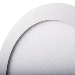 LED Panelė ROUNDA V2LED6W WW W 6W 230V 3000K 300lm IP44/20 (Šilta balta) Aliuminio lydinys Plastikas Balta