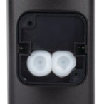 Sieninis lauko šviestuvas ZEVI EL 2xGU10 B PAR16x230V IP54 Aliuminio lydinys Stiklas Juoda