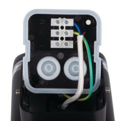 Sieninis lauko šviestuvas ZEVI W EL 1xGU10 B PAR16 230V IP54 Aliuminio lydinys Siklas PC Juoda