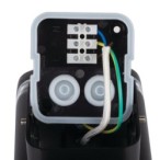 Sieninis lauko šviestuvas ZEVI W EL 1xGU10 B PAR16 230V IP54 Aliuminio lydinys Siklas PC Juoda