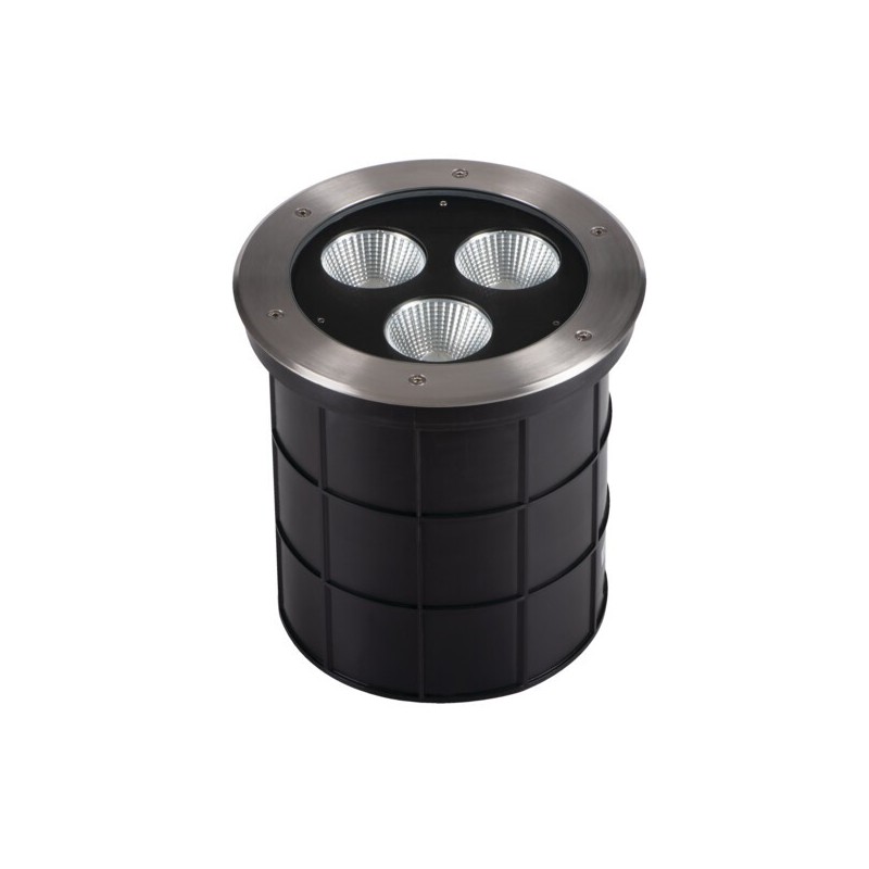 Grindinio šviestuvas TURRO LED 3X15W NW 45W 230V IP67 Aliuminio lydinys (Sidabro)