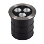 Grindinio šviestuvas TURRO LED 3X15W NW 45W 230V IP67 Aliuminio lydinys (Sidabro)