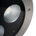 Grindinio šviestuvas TURRO LED 3X15W NW 45W 230V IP67 Aliuminio lydinys (Sidabro)