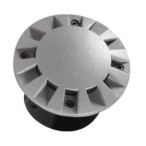 Grindinio šviestuvas ROGER DL-LED12 1W 230V IP66 Plienas (Pilka)