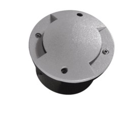 Grindinio šviestuvas ROGER DL-2LED6 1W 230V IP66 Plienas (Pilka)