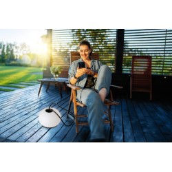 Girlianda STONO MILK USB LED 3,7 DC 18650 ACCU 2500K 30lm IP54 Plastikas (Šilta balta)