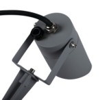 Įsmeigiamas lauko šviestuvas GRIBLO GR GU10 230V Aliuminio lydinys Stiklas IP65 (su kištuku) Pilka