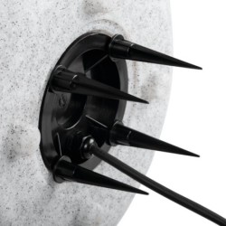 Dekoratyvinis lauko šviestuvas STONO 78cm N GLS-CFL-E27 230V IP65 ABS LLDPE Granito