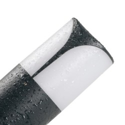 Pastatomas lauko šviestuvas PRESO 50 GR E27 230V IP44 Aliuminio lydinys PC Grafito