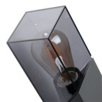 Pastatomas lauko šviestuvas LAVEN 50 GR E27 230V IP44 Aliuminio lydinys PC Grafito