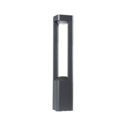 Pastatomas lauko šviestuvas PEVO 80 GR G53 230V IP44 Aliuminio lydinys PC Grafito